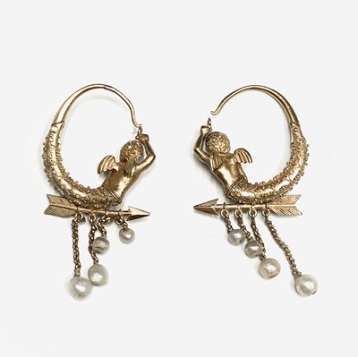 Lot 440 - A pair of exquisite neo classical gold and...