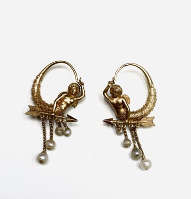 Lot 440 - A pair of exquisite neo classical gold and...