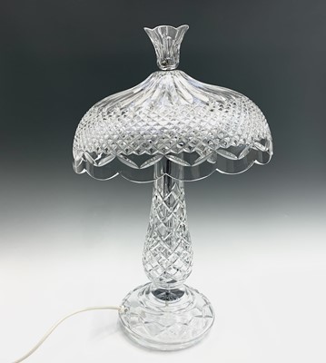 Lot 820 - A Waterford Crystal 'Achill' electric table...