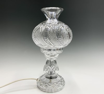 Lot 822 - A Waterford Crystal 'Seahorse' electric table...