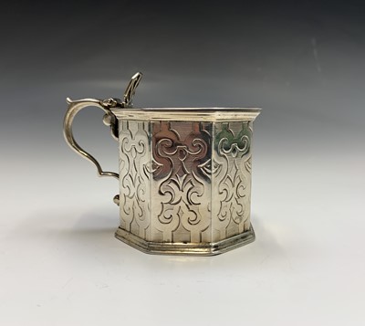 Lot 119 - A Victorian octagonal mustard by Edward,...