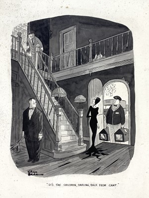 Lot 582 - Charles Addams 1912-1988 Addams Family cartoon....