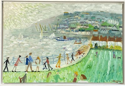 Lot 98 - Alan FURNEAUX (1953) A Walk to Newlyn, en...