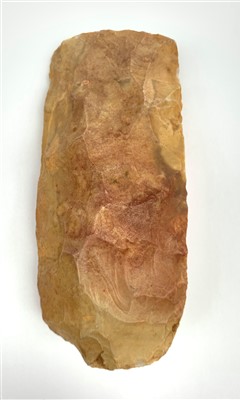 Lot 379 - Upper Paleolithic semi-rectangular axe chert,...