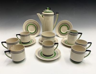 Lot 870 - A Royal Doulton 'Radiance' coffee service -...