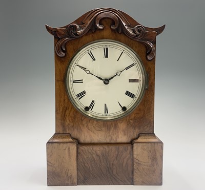 Lot 2910 - A late 19th century American figured walnut...