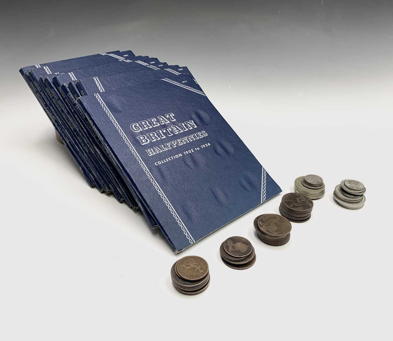 Lot 1 - Great Britain. A collection of silver and...