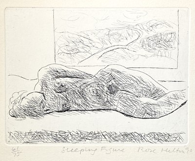 Lot 119 - Rose HILTON (1931-2019) Sleeping Figure...