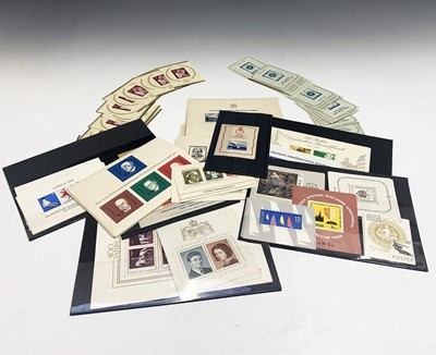 Lot 315 - European Miniature Sheets - An accumulation of...