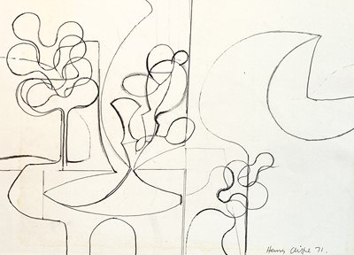 Lot 813 - Henry CLIFFE (1919-1983) Landscape Abstract...