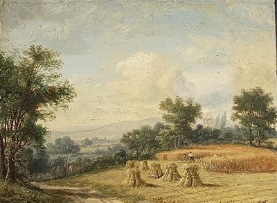 Lot 837 - Victorian School Two landscapes Retrieving the...