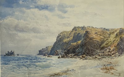 Lot 86 - John MOGFORD (1821-1885) Coast Watercolour...