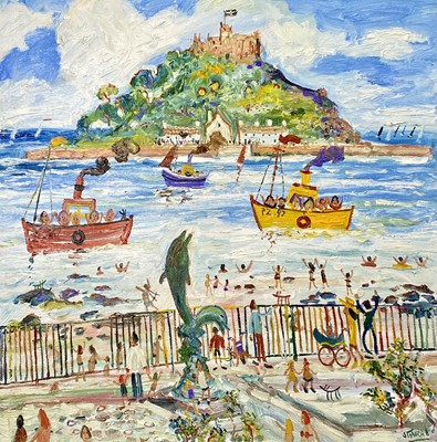 Lot 139 - Simeon STAFFORD (1956) St Michael's Mount Oil...