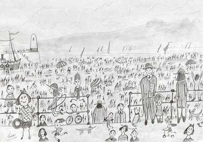 Lot 13 - Simeon STAFFORD (1956) St Ives Pencil drawing...
