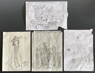 Lot 71 - Simeon STAFFORD (1956) 4 sketches Each signed