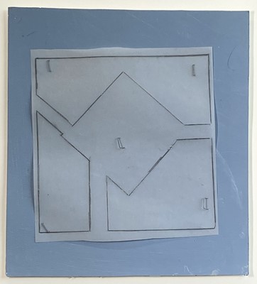 Lot 66 - Sandra BLOW (1925-2006) Untitled - Blue Mixed...