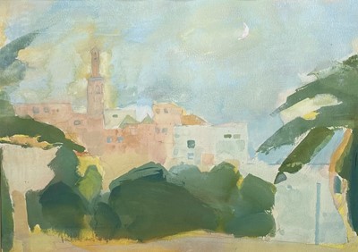 Lot 120 - Paul RICHARDS (1949) Casbah Tangier Gouache...