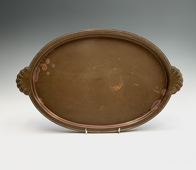 Lot 26 - The Birmingham Guild Ltd, A copper tray, of...