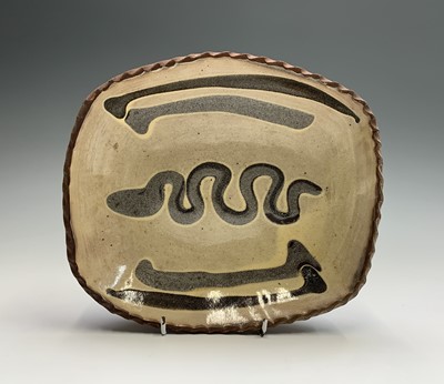 Lot 883 - A Winchcombe pottery dish, mid 20th century,...