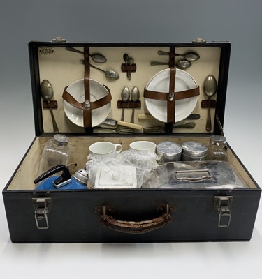 Lot 68 - A vintage Sirram cased picnic set, mid 20th...