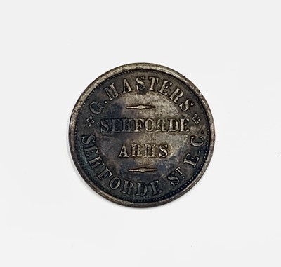 Lot 4 - London Inn and Pub tokens. Lot of five...