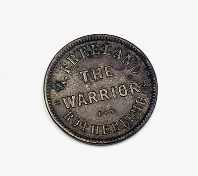 Lot 4 - London Inn and Pub tokens. Lot of five...