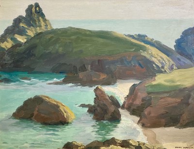 Lot 144 - Frank JAMESON (1899-1968) Kynance Cove  Oil on...