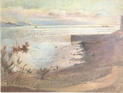 Lot 124 - Ken SYMONDS (1927-2010) Newlyn Beach Pastel...