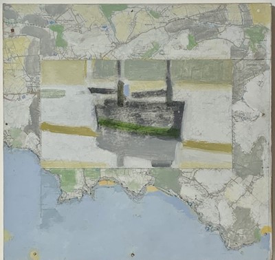 Lot 14 - Michael UPTON (1938-2002) Map Boat, Mounts Bay...
