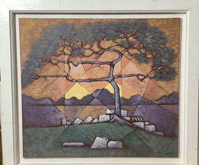 Lot 843 - Caroline ILLSLEY BARNETT (1939) Flowers Oil on...
