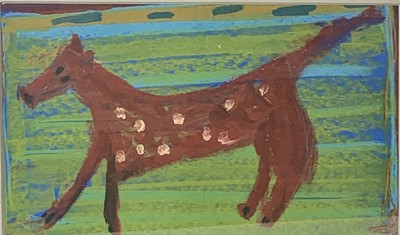 Lot 26 - Louise MCCLARY (1958) The Spotty Dog Oil on...