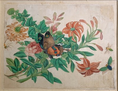 Lot 159 - A Chinese watercolour on rice paper of a...