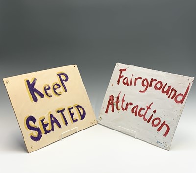 Lot 130 - Simeon STAFFORD (b.1956) 'Keep Seated' and...