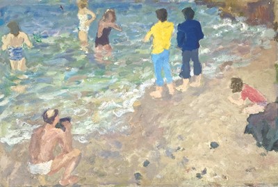 Lot 44 - John HARVEY (1935) Summers Day at the Seaside...
