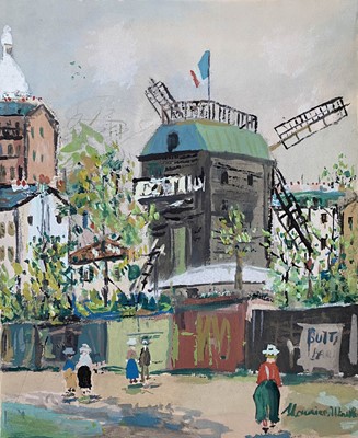 Lot 808 - Maurice UTRILLO (1883-1955) Le Moulin De La...