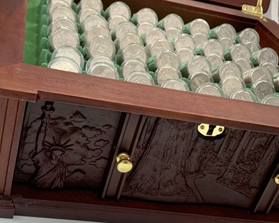 Lot 10 - USA Uncirculated State Quarters (25 cent). A...