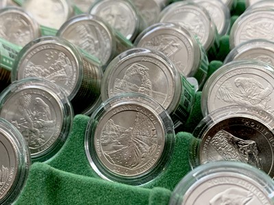 Lot 10 - USA Uncirculated State Quarters (25 cent). A...