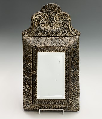 Lot 58 - An early 20th century wall mounted key cabinet,...