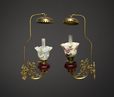 Lot 1 - A pair of rare late Victorian Romany wall...