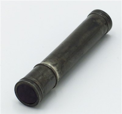 Lot 2441 - A George III silver cylindrical multiple seal...