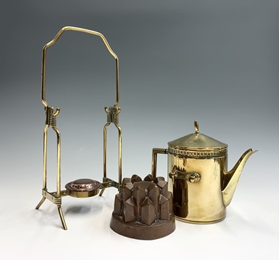 Lot 99 - A 19th century copper jelly mould, of...