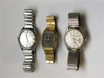 Lot 2542 - A Seiko Diashock 17 jewel gentleman's...