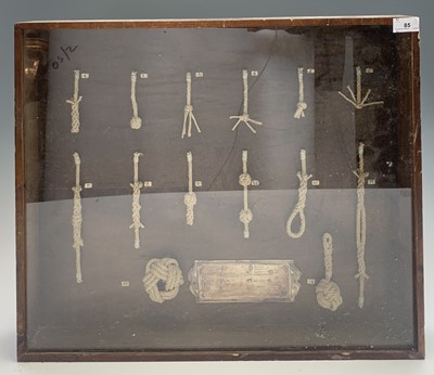 Lot 85 - A French knot display board, 20th century,...