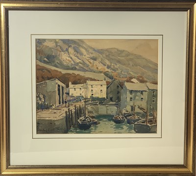 Lot 291 - Sydney CARTER (1874-1945) Polperro Watercolour...
