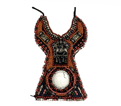 Lot 66 - An interesting Tibetan breast plate, with a...