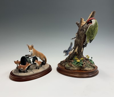 Lot 854 - A Border Fine Arts bird group modelled by Ray...
