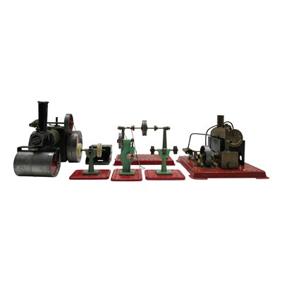 Lot 40 - A Mamod steam roller, together with a...
