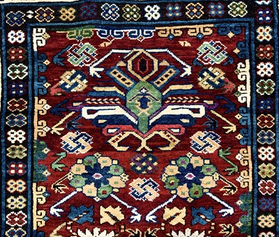Lot 1217 - A South Caucasian runner, late 19th century,...