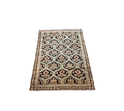 Lot 1219 - A Karabagh rug, the charcoal field multiple...