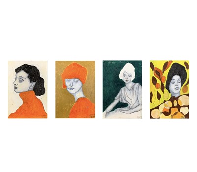 Lot 173 - Benjamin CARRIVICK (b.1980) Four portrait...